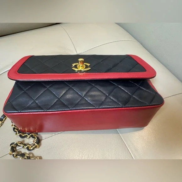 CHANEL Rare Vintage Timeless CC Bicolor single flap bag - Picture 5 of 15